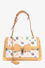 Louis Vuitton x Takashi Murakami White Multicolour Monogram 'Eye Need You' Bag