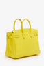 Hermés Lime Green Swift Leather Birkin 25