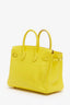 Hermés Lime Green Swift Leather Birkin 25