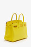 Hermés Lime Green Swift Leather Birkin 25