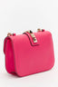 Valentino Pink Small Rockstud Glam Lock Bag