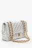 Pre-Loved Chanel™ Sliver Metallic Jumbo Single Flap Bag