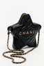 Pre-Loved Chanel™ 2024 Black Leather Walk Of Fame Star Handbag