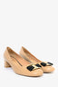 Salvatore Ferragamo Nude/Black Vera Heels Size 40