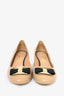 Salvatore Ferragamo Nude/Black Vera Heels Size 40