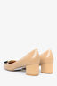 Salvatore Ferragamo Nude/Black Vera Heels Size 40