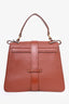 Chloe Brown Leather Aby Lock Bag