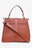 Chloe Brown Leather Aby Lock Bag