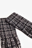 Saint Laurent Black/White Tweed Wool & Lambskin Gloves