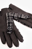 Saint Laurent Black/White Tweed Wool & Lambskin Gloves