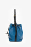 Louis Vuitton Blue Epi Leather Petit Noe Bucket Bag