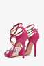 Jimmy Choo Fuchsia Strappy Open Toe Heels Size 36