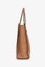 Gucci Tan Grained Leather Zip Tote