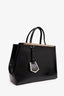 Fendi Black Patent Vitello 2Jours Tote with Strap (As Is)