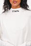 Heron Preston White Logo Mockneck Top Size S