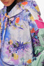 Louis Vuitton 2020 Purple Nylon 'Florals Patchwork' Hoodie Size XL