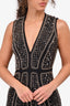 Jovani Black/Gunmetal Beaded Sleeveless Gown Size 2