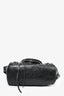 Balenciaga Black Leather Nano Cagole Duffle Bag with Pouch