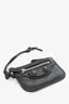 Balenciaga Black Leather Nano Cagole Duffle Bag with Pouch