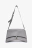 Balenciaga Grey Soft Leather Small Crush Sling Bag