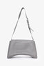 Balenciaga Grey Soft Leather Small Crush Sling Bag