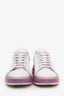 Alexander McQueen White Leather Transparent Sole Sneakers Size 39