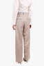 Anine Bing Taupe Carrie Wide Leg Pants Size 32