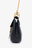 Chloe Black Grained Leather Drew Bag