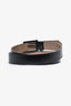 Burberry Black Grained Leather Belt Size 95 Mens