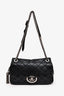 Pre-Loved Chanel™ 2013 Black Lambskin Paris-Edinburgh Coco Sporran Medium Flap Bag