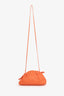 Bottega Veneta Orange Leather Mini Pouch Bag