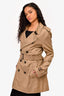 Burberry Khaki Trench Coat Size 54 Mens