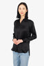 The Kooples Black Silk Button Up Blouse Size 0