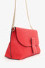 Loewe Red Leather Avenue Anagram Crossbody Bag