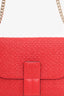 Loewe Red Leather Avenue Anagram Crossbody Bag