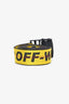 Off-White Yellow/Black Logo Belt