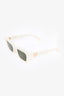 Off-White White Rectangle Sunglasses