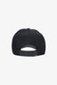 Gucci Black Leather/Mesh Logo GG Baseball Hat Size S