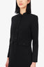 Saint Laurent Black Wool Tunic Dress Size 38