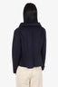 MaxMara Studio Navy Angora/Cashmere Cropped Jacket Size 14