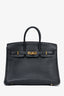 Hermès 2018 Black Togo Leather Birkin 25