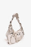 Balenciaga White Leather Le Cagole Small 2022 Shoulder Bag