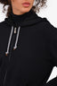 Brunello Cucinelli Black Cotton Zip-Up Hoodie Size XXS Mens