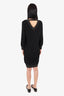 See By Chloe Black Wool Pearl Beaded Sweater Dress Size 8