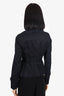 Gucci Black Elasticated Waist Utility Jacket Size 38