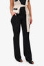 Prada Black Flare Trousers Size 40