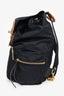 Burberry Black Nylon Chain Mini Backpack