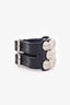 Balenciaga Black Giant Agneau Arena Leather 3 Row Studded Bracelet