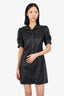 The Kooples Black Faux Leather Mini Dress Size 2