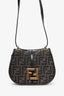 Fendi Brown Zucca Jacquard Small C'Mon Crossbody Bag